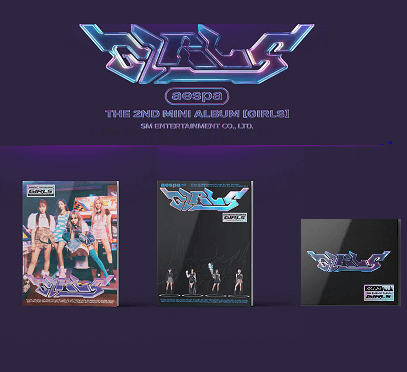 AESPA 2ND MINI ALBUM GIRLS REAL WORLD VER. AND KWANGYA VER. AND 5 DIGIPACK VER. |  7 ALBUMS SET