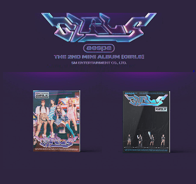 AESPA 2ND MINI ALBUM GIRLS REAL WORLD VER. AND KWANGYA VER. |  2 ALBUMS SET