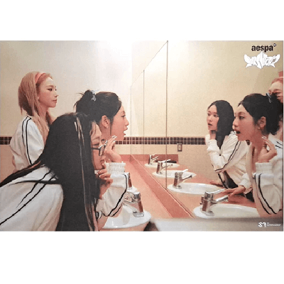 AESPA 3RD MINI ALBUM MY WORLD ZINE VER.  POSTER  |  VERSION  SPICY A