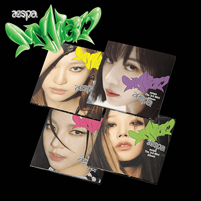 AESPA 3RD MINI ALBUM MY WORLD POSTER VER. |  4 ALBUMS SET