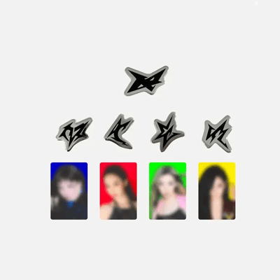 AESPA RICH MAN OFFICIAL MD  [BADGE SET]