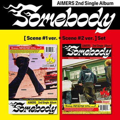 AIMERS 2ND SINGLE ALBUM  SOMEBODY  |  2 ALBUMS SET