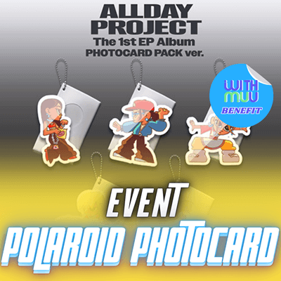 ALLDAY PROJECT 1ST EP ALBUM ALLDAY PROJECT  (PHOTOCARD PACK VER.)     |  KPOP USA WITHMUU OFFICIAL POLAROID PHOTOCARD (RANDOM 1 OUT OF 5)