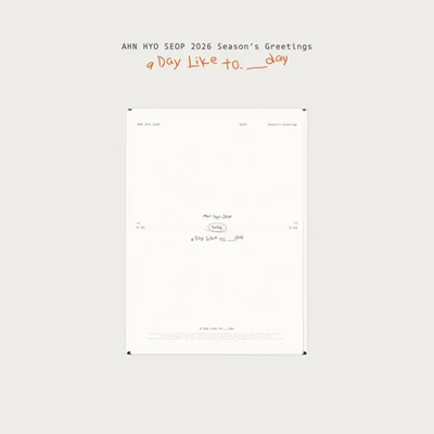 AN HYO SEOP 2026 SEASON'S GREETINGS