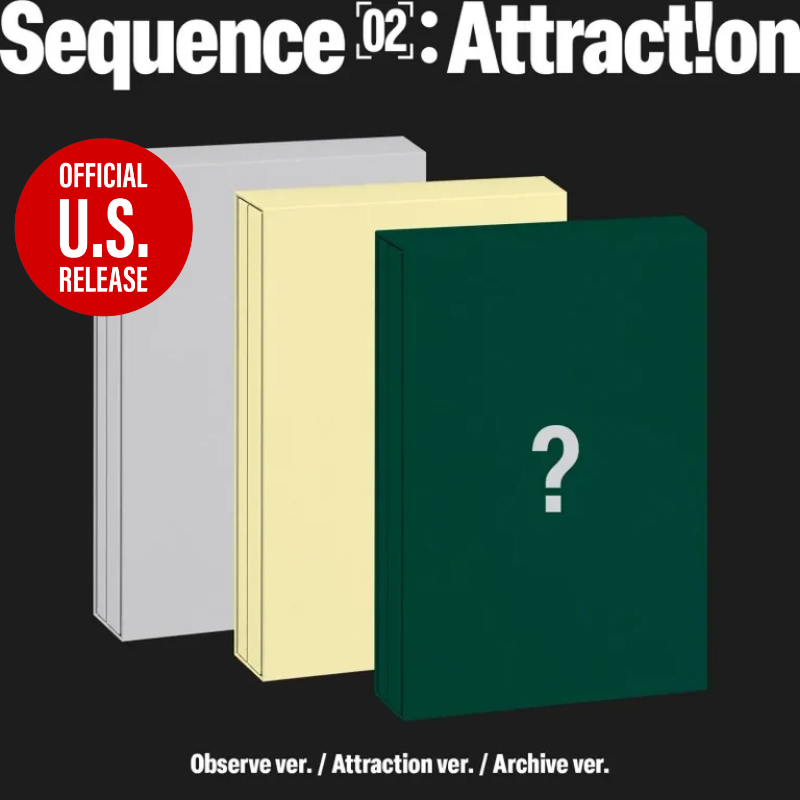 AND2BLE 2ND MINI ALBUM Sequence 02: Attraction  (PHOTOBOOK VER.)     U.S VER.    |   INCLUDES U.S EXCLUSIVE PHOTOCARD  (RANDOM 1 OUT OF 5)      [PRE]