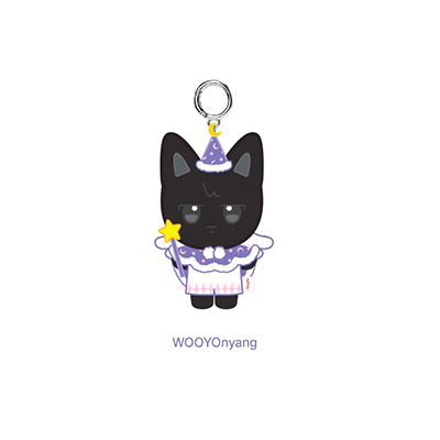 ATEEZ X ANITEEZ IN DREAMLAND OFFICIAL MD  KEYRING OUTFIT  (WISH CLOAK)