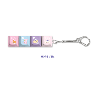 ATEEZ X ANITEEZ IN DREAMLAND OFFICIAL MD  KEY-CAP KEYRING     |  INCLUDES OFFICIAL CHARACTER POB  (RANDOM 1 OUT OF 4)