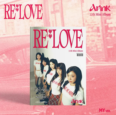 APINK 11TH MINI ALBUM RE:LOVE  -  2 ALBUMS SET    |  KPOP USA APPLE OFFICIAL  PHOTOCARD (RANDOM 1 OUT OF 5)