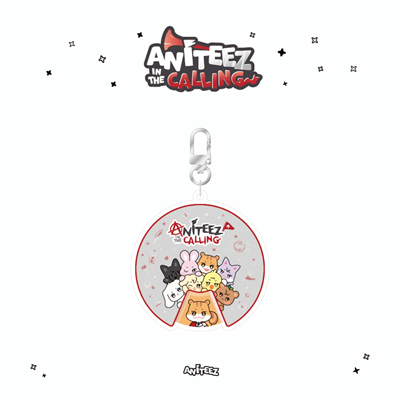 ATEEZ x ANITEEZ IN THE CALLING OFFICIAL MD    [ACRYLIC ROULETTE KEYRING]