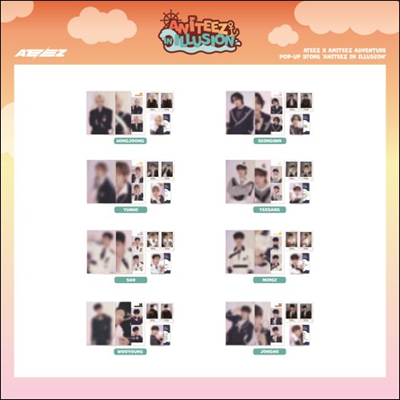 ATEEZ OFFICIAL MD ANITEEZ IN ILLUSION   PHOTO PACKAGE