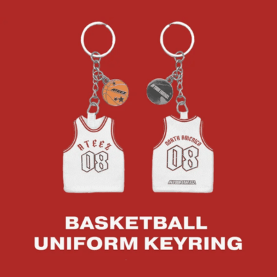 ATEEZ IN YOUR FANTASY 2025 WORLD TOUR OFFICIAL MD  [BASKETBALL UNIFORM KEYRING]