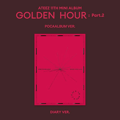 ATEEZ 11TH MINI ALBUM GOLDEN HOUR PART.2   (POCAALBUM VER.)   |   3 ALBUMS SET