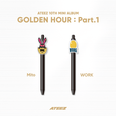 ATEEZ GOLDEN HOUR : PART.1 OFFICIAL MD  ACRYLIC GEL PEN
