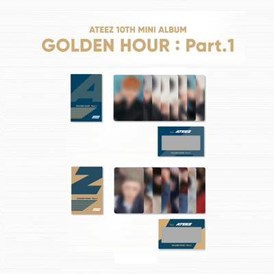 ATEEZ GOLDEN HOUR : PART.1 OFFICIAL MD  PHOTO & SCRATCH CARD SET