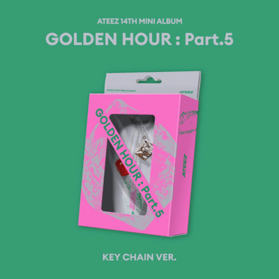 ATEEZ 14TH MINI ALBUM GOLDEN HOUR: PART 5  (KEY CHAIN VER.)
