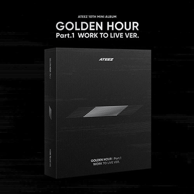 ATEEZ  10TH MINI ALBUM GOLDEN HOUR : PART.1 (WORK TO LIVE VER.)