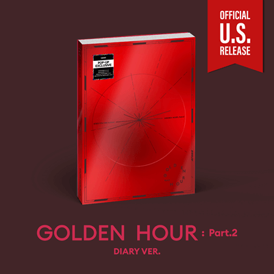 ATEEZ 11TH MINI ALBUM GOLDEN HOUR PART.2  (U.S VER)  HELLO82  [POP-UP EXCLUSIVE]   |  INCLUDES POP-UP EXCLUSIVE U.S PHOTOCARD (RANDOM 1 OUT OF 8) +  EXCLUSIVE U.S PHOTOCARD (RANDOM 1 OUT OF 8)