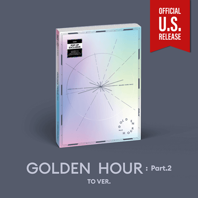 ATEEZ 11TH MINI ALBUM GOLDEN HOUR PART.2  (U.S VER)  HELLO82  [POP-UP EXCLUSIVE]   |  INCLUDES POP-UP EXCLUSIVE U.S PHOTOCARD (RANDOM 1 OUT OF 8) +  EXCLUSIVE U.S PHOTOCARD (RANDOM 1 OUT OF 8)