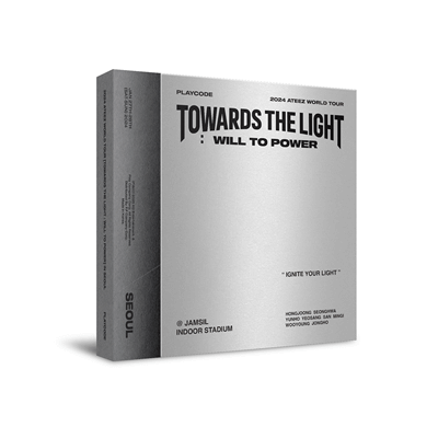 ATEEZ 2024 WORLD TOUR  TOWARDS THE LIGHTS : WILL TO POWER IN SEOUL    [PLAY CODE]    |  INCLUDES PRE ORDER GIFT GROUP POSTCARD
