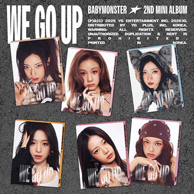 BABYMONSTER  2ND MINI ALBUM  WE GO UP   (PATTERN VER.)   |  6 ALBUMS SET