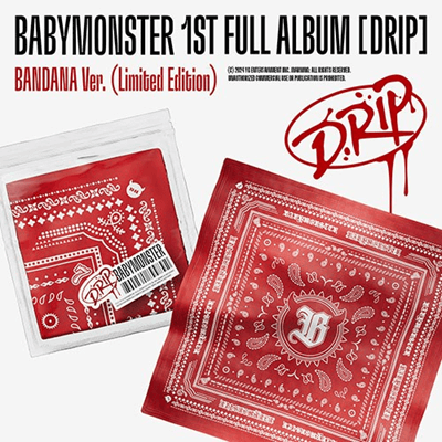 BABYMONSTER 1ST FULL ALBUM DRIP  LIMITED EDITION  (BANDANA VER)