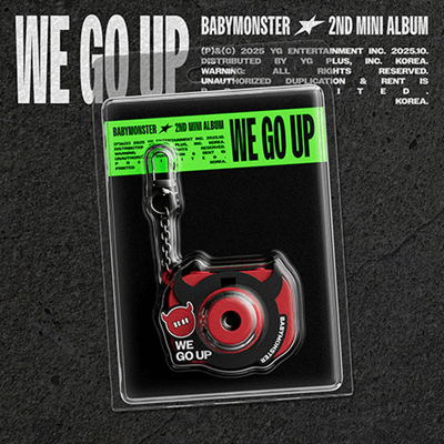 BABYMONSTER  2ND MINI ALBUM  WE GO UP   (MINI BEAM KEYRING)