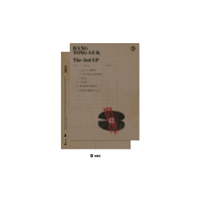 BANG YONG GUK 3RD EP  3  |  2 ALBUMS SET
