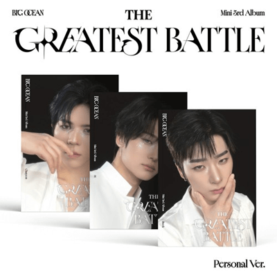 BIG OCEAN 3RD MINI ALBUM THE GREATEST BATTLE   (PERSONAL VER.)  RANDOM