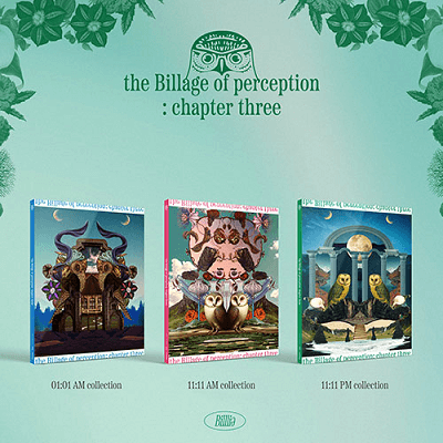BILLLIE 4TH MINI ALBUM THE BILLAGE OF PERCEPTION : CHAPTER THREE  | 3 ALBUMS SET
