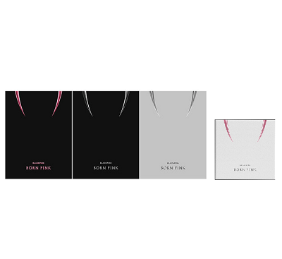BLACKPINK 2ND ALBUM  BORN PINK  BOX SET VER  AND  KIT VER. -  4 ALBUMS SET  |  INCLUDES 1 RANDOM BLACKPINK PHOTOCARD PER ALBUM