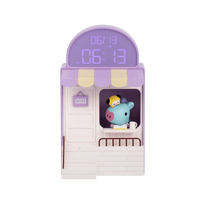 BT21 LED DIGITAL CAFE CLOCK MY LITTLE BUDDY