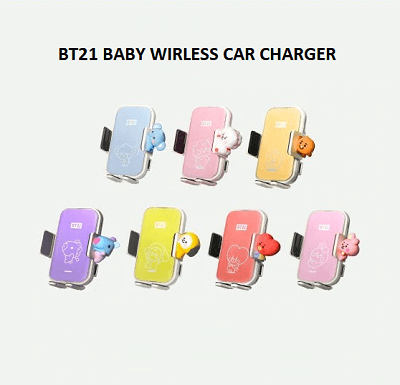 BT21 BABY WIRELESS CAR CHARGER