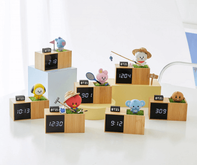 BT21 BABY LED DIGITAL DESK CLOCK