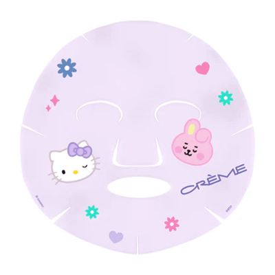 THE CRÈME SHOP X HELLO KITTY & BT21 PRINTED ESSENCE SHEET MASK (CLEAR CUTIE)