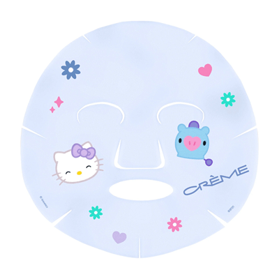 THE CRÈME SHOP X HELLO KITTY & BT21 PRINTED ESSENCE SHEET MASK (SMOOTH SOLUTION)