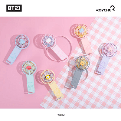 BT21 MININI 3WAY PORTABLE HANDHELD FAN