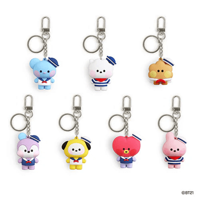 BT21 OFFICIAL MININI FIGURE KEYRING MARINE
