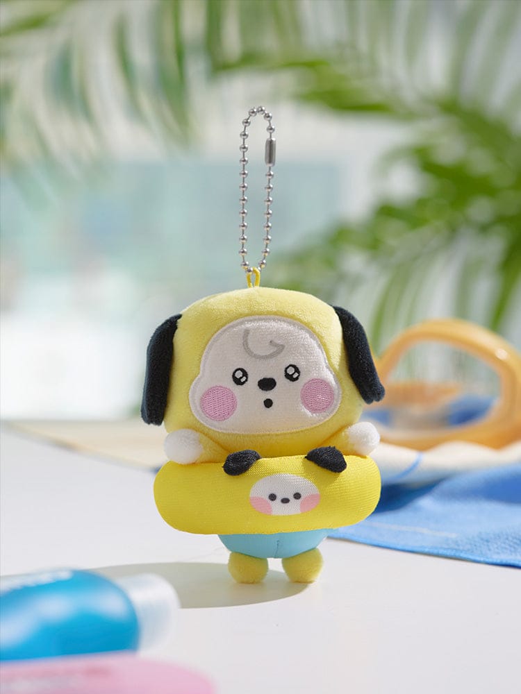BT21 OFFICIAL BASIC SUMMER PLUSH KEYRING - CHIMMY