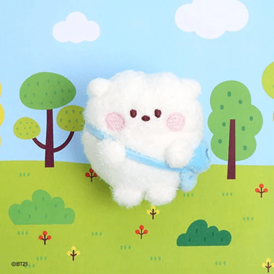 BT21 OFFICIAL MININI PLUSH KEYRING  PONPON-ENJOY