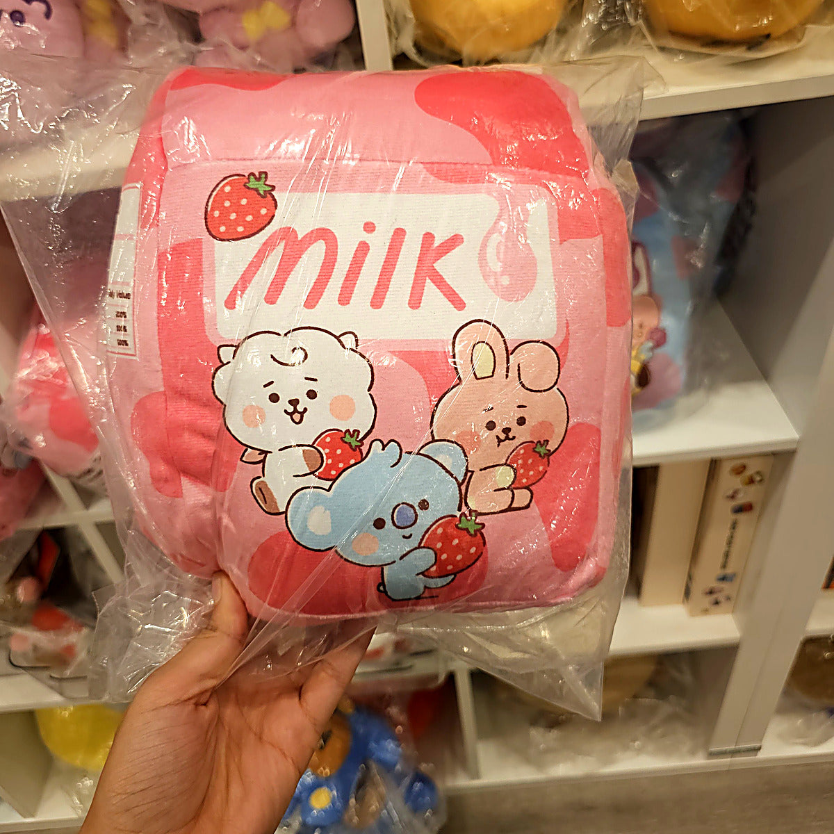 BT21 OFFICIAL MILK PLUSH - KOYA & COOKY & RJ