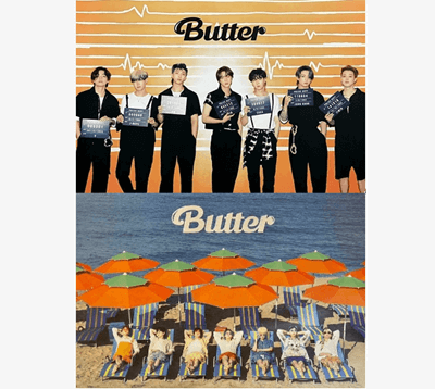 BTS BUTTER SINGLE ALBUM POSTER 2 POSTER SET