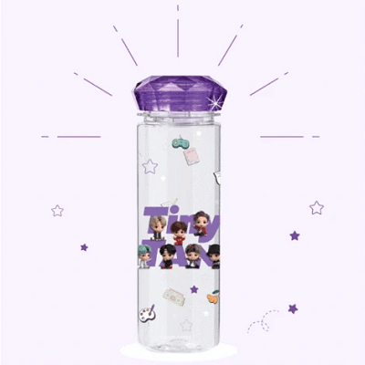 BTS TINYTAN JEWEL BOTTLE TUMBLER