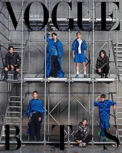 BTS VOGUE KOREA JANUARY 2022 MAGAZINE