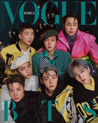 BTS VOGUE KOREA JANUARY 2022 MAGAZINE | 3 MAGAZINE SET