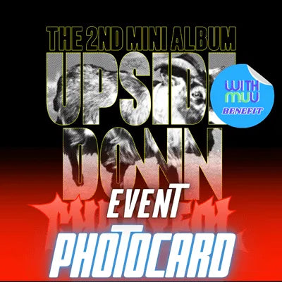 EXO CHANYEOL THE 2ND MINI ALBUM UPSIDE DOWN  (PHOTOBOOK VER.)     |  KPOP USA WITHMUU OFFICIAL  PHOTOCARD (RANDOM 1 OUT OF 2)