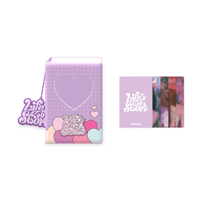 AESPA OFFICIAL 'LIFE'S TOO SHORT' PHOTOCARD COLLECTION BOOK