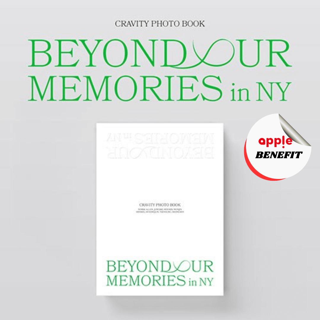 CRAVITY PHOTOBOOK BEYOND OUR MEMORIES IN NY  |    KPOP USA APPLE OFFICIAL PHOTOCARD  (RANDOM 2 OUT OF 9)