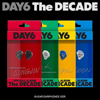 DAY6 4TH ALBUM THE DECADE   (IN-EAR EARPHONES VER.)    |  4 ALBUMS SET