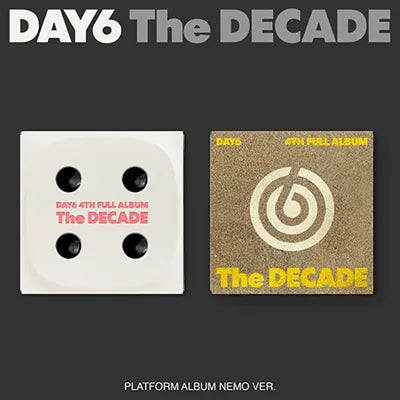DAY6 4TH ALBUM THE DECADE   (PLATFORM ALBUM_NEMO VER.)    |  2 ALBUMS SET