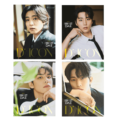 DAY6 D-ICON VOLUME N°27 DAY6 ONE FINEDAY6, PERFECT DAY6  (B-TYPE)    |  PRE ORDER GIFT INCLUDED  OFFICIAL  BOOKMARK